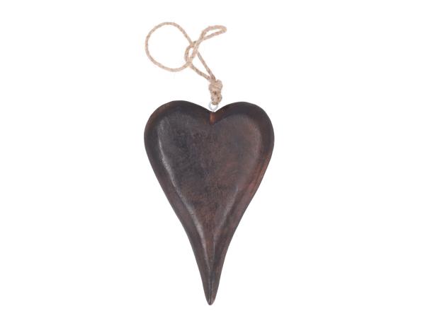 Herz Mangowood z Hängend B13 T2 H20cm