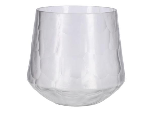 Glas Handcut Prime Windlicht D27 H25cm