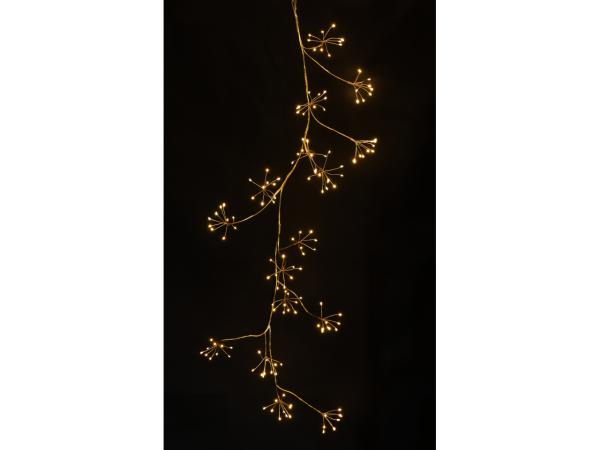 Girlande LED 480 Lichter warmweiss inkl. Timer indoor
 L180cm
