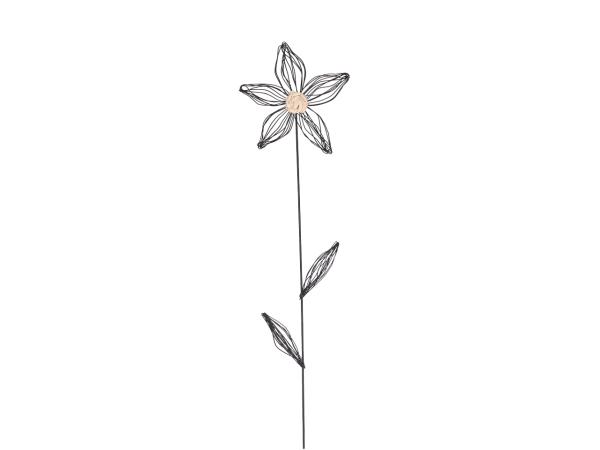 Blume Draht Rattancenter z Stecken D12 T3 L45cm