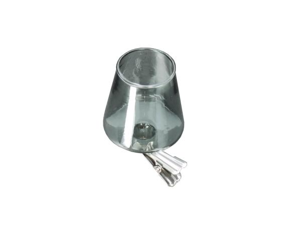 Clipvase Glas konisch mundgeblasen D4,2 H6,8cm