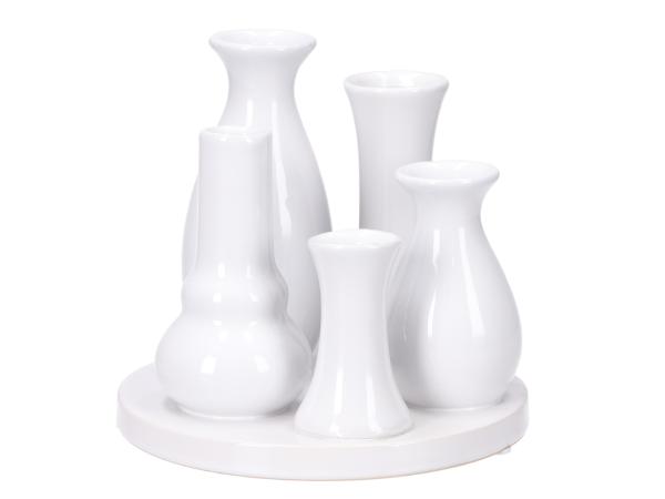 Kombinationsvase Keramik x5 D17 H10cm