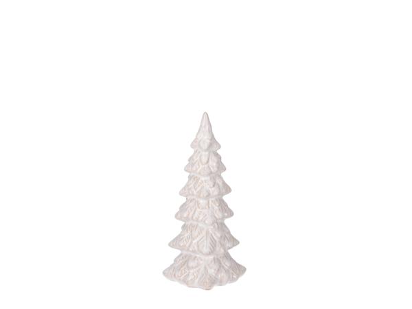 Tannenbaum Porzellan glasiert D7,5 H16,5cm