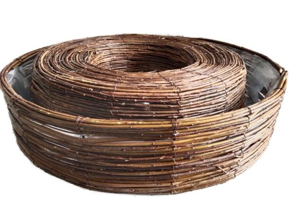Pflanzring Weide Set2 D50/60 H13/14cm
