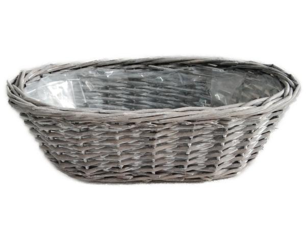 Pflanzkorb Baguette Spaltweide L30 T14 H9cm