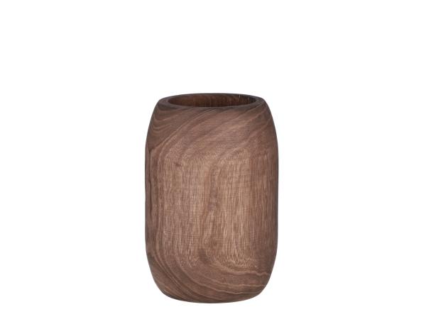Vase Holz gedrechselt - inkl PE Einsatz 