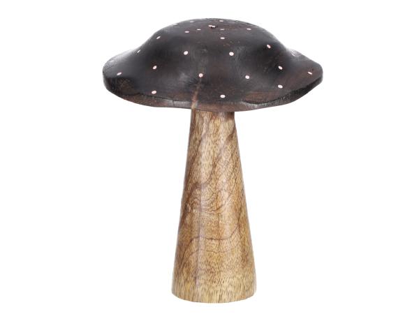 Fliegenpilz Holz D15 H18cm