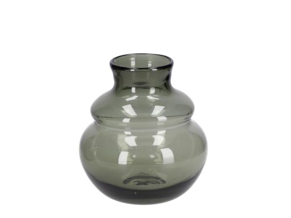 Vase Glas durchgefärbt mundgeblasen 