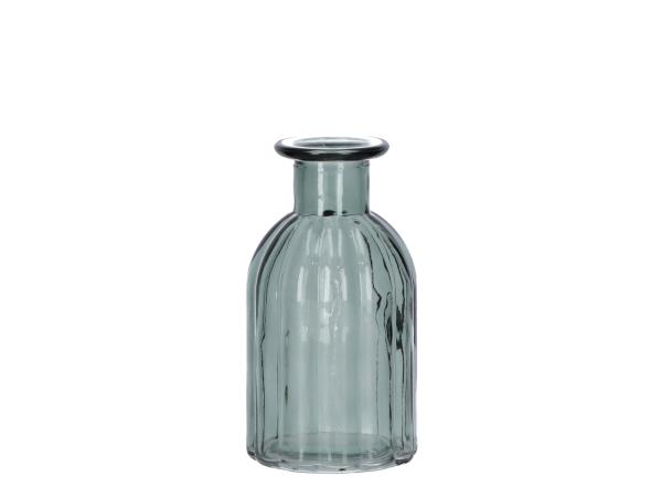 Tischvase Glas Vertigo Rille D(5)7,5 H14cm