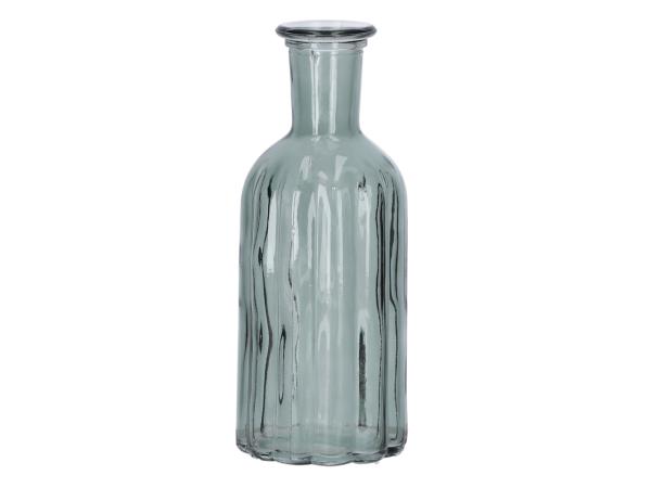 Tischvase Glas Vertigo Rille D(4,5)7,5 H19cm