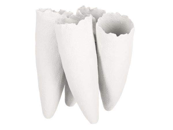 Vase Cornet Kombinationsvase x4 Keramik matt B17 L24 H25,5cm