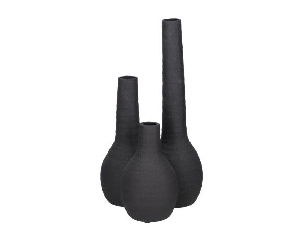 Vasengruppe Caleb x3 Keramik matt D21,5(3) H39,5cm