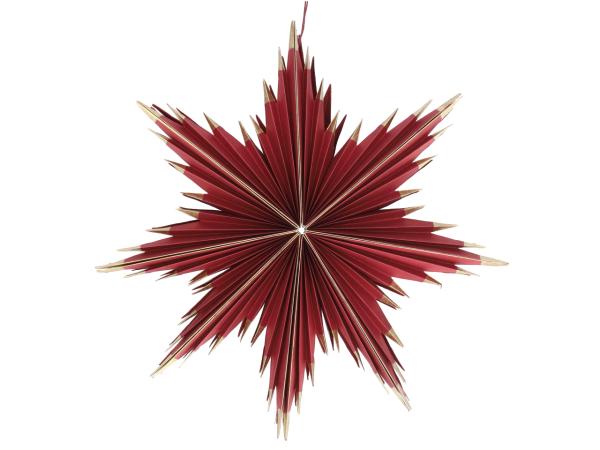Strahlenstern Goldspitze Papier 3D z Falten Magnetverschluss D40cm