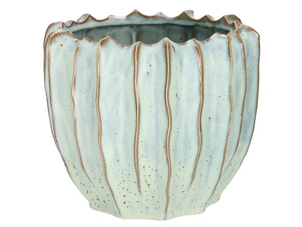 Topf Agave Keramik glasiert D28 H23,5cm