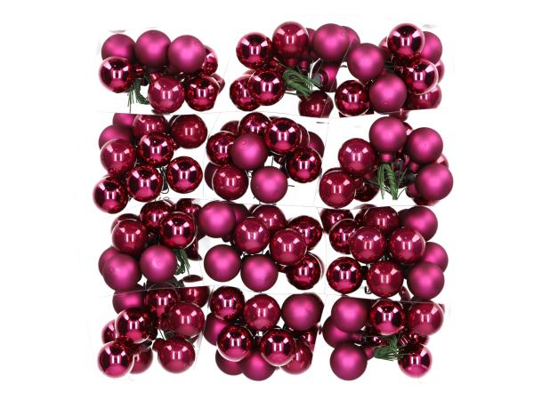 Spiegelbeeren Glas Box 144St - 12 Bündel a 12St D25mm