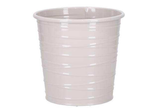 Topf Blech Fadenrille Glanzlack D15 H14,5cm
