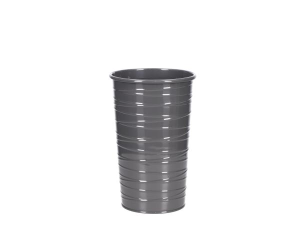 Vase Blech Fadenrille Glanzlack 