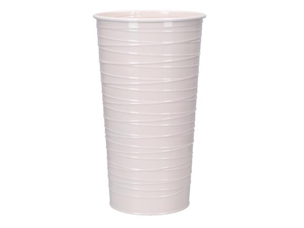 Vase Blech Fadenrille Glanzlack D19 H33cm