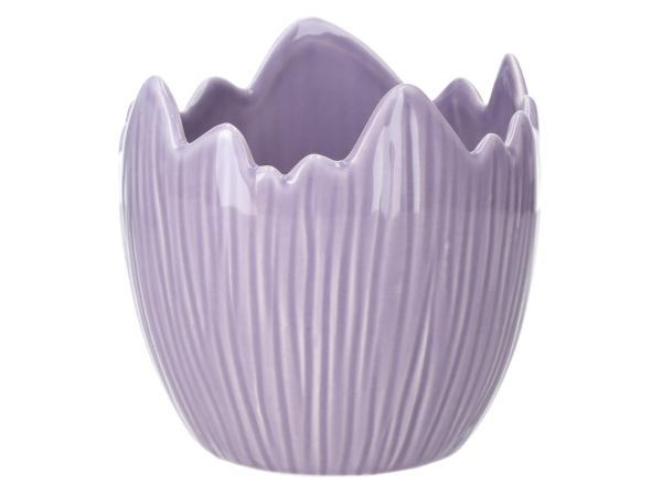 Pflanzei Rille Porzellan D13,5 H13,1cm