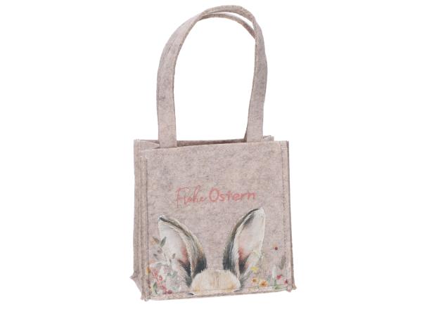 Tasche Filz "Frohe Ostern" B15 T8 H15/28cm