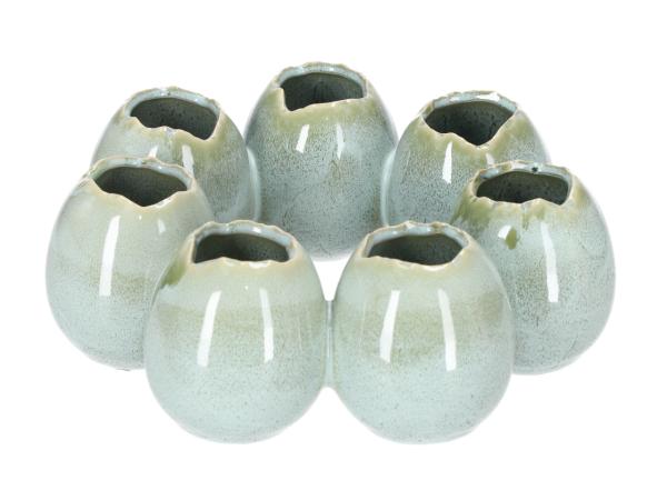 Eivase Ring x7  Porzellan glasiert D27 H9,5cm