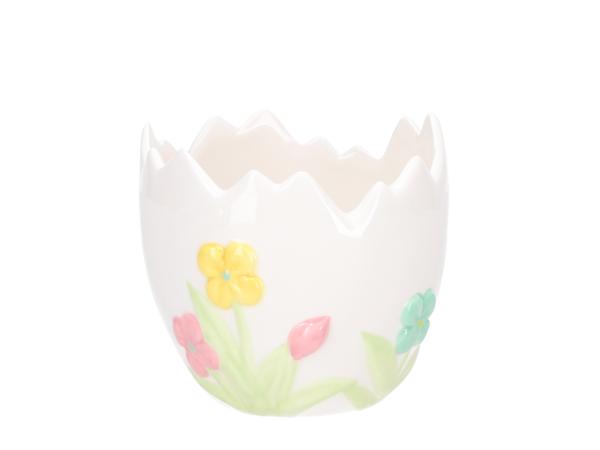 Topf Porzellan Blumen 
