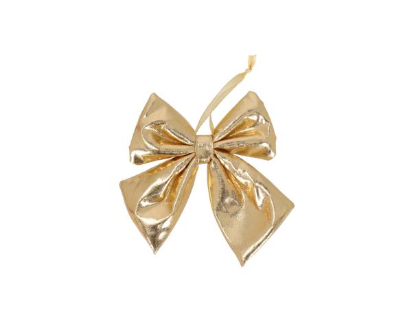 Schleife Stoff Metallic m Drahthalter 