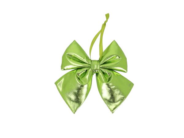 Schleife Stoff Metallic m Drahthalter 