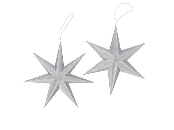 Stern Papier funkelnd 2Mod z Falten Magnetversschluss 