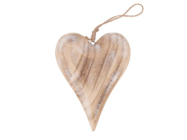 Herz Holz z Hängen B12,5 H16,5cm
