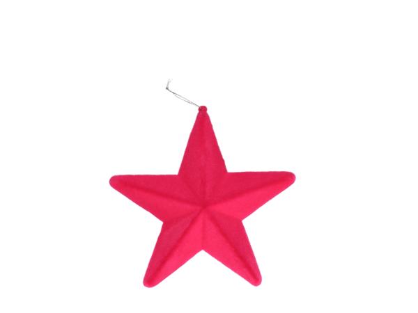 Stern Styropor Flock z Hängen 