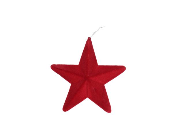 Stern Styropor Flock z Hängen 