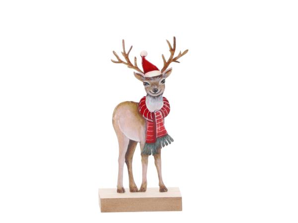 Hirsch Blech Druckmotiv beidseitig z Stellen 