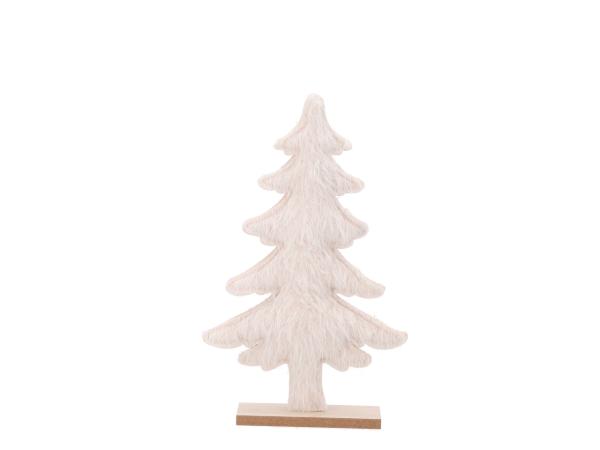 Tanne Filz/Stoff a Holzsockel 