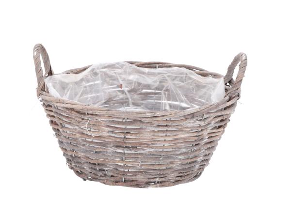 Pflanzschale Weinrebe rund m Henkel 