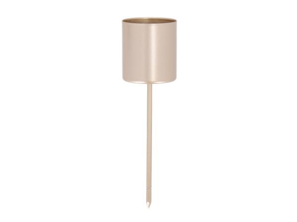 Kerzenhalter Metall lackiert inkl. Stick für Kerze D40mm D40mm H14,5cm