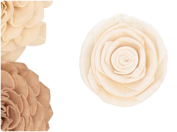 Rosenkopf Solablüte am Draht 2 Fb sort D6 Draht L20cm