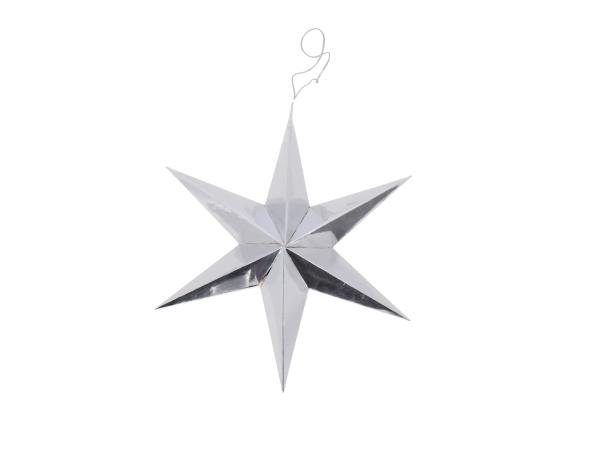 Stern Folienpapier faltbar m Magnet metallic 