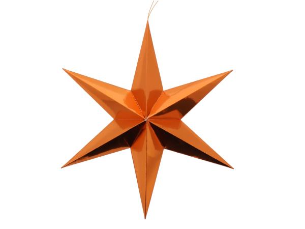 Stern Folienpapier faltbar m Magnet metallic D30cm