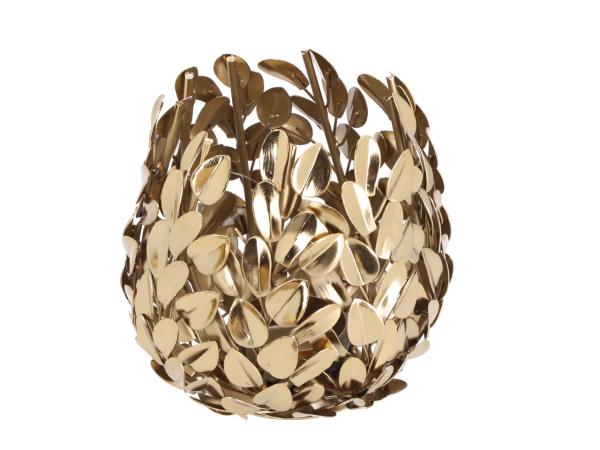 Windlicht Boxwood Metall (m Teelichthalter) D12 H12cm