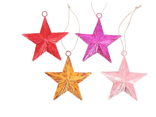 Stern Metall foliert metallic z Hängen 