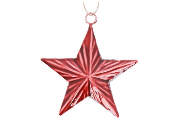 Stern Metall emailliert z Hängen 