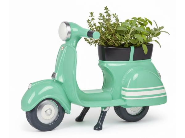 Deko Roller Polyresin (Sitzbank z Einstellen von dichten Pflanztöpfen geeignet) B58,2 L42,4 H44,2cm