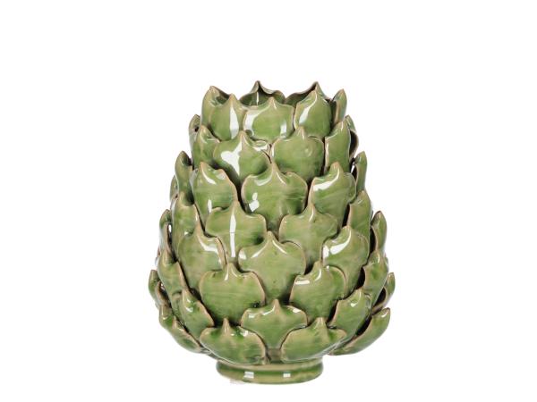 Vase Artischocke Keramik glasiert 