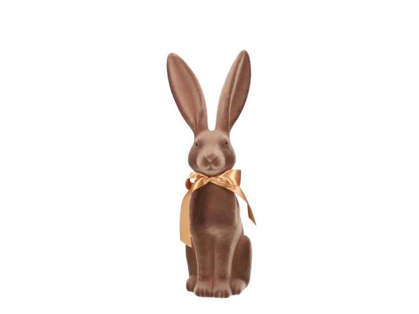 Hase KST Flock sitzend m Schleife 