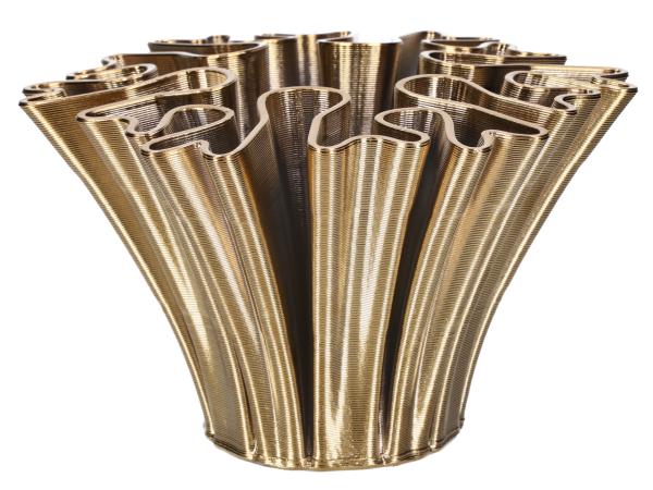 Fächervase Coupelle 3D Druck Keramik D22 H18cm