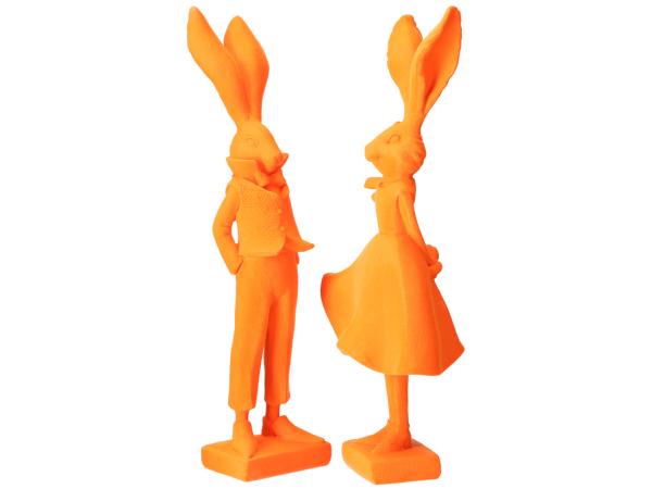 Hase Flocky Softflock Polyresin stehend 2Mod L13 B10,5 H46,5cm