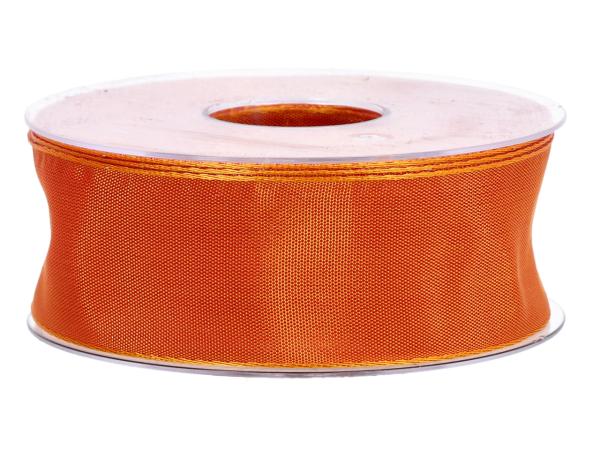 Band Drahtkante 40mm 25mr orange dunkel 40mm 25mr