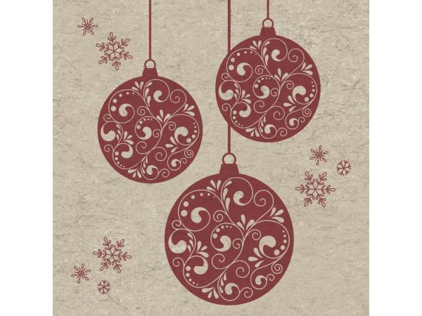 Servietten eco Xmas 33x33cm 25St 33x33cm