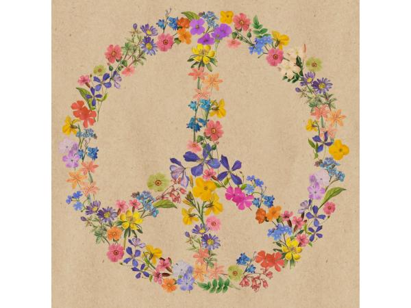 Servietten BY NATURE 33x33cm 20St peace plastikfrei verpackt
 33x33cm